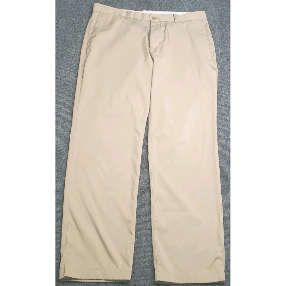 Nike Golf Dri Fit Pants Mens 34x30 Beige Stretch Standard Fit